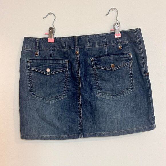 Express Precision Fit Vintage Mini Low Rise Skirt Size 12 - Picture 1 of 7
